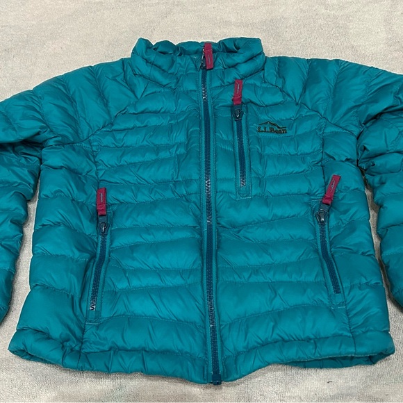 L.L. Bean Kids Teal Puffer Jacket - Picture 2 of 9
